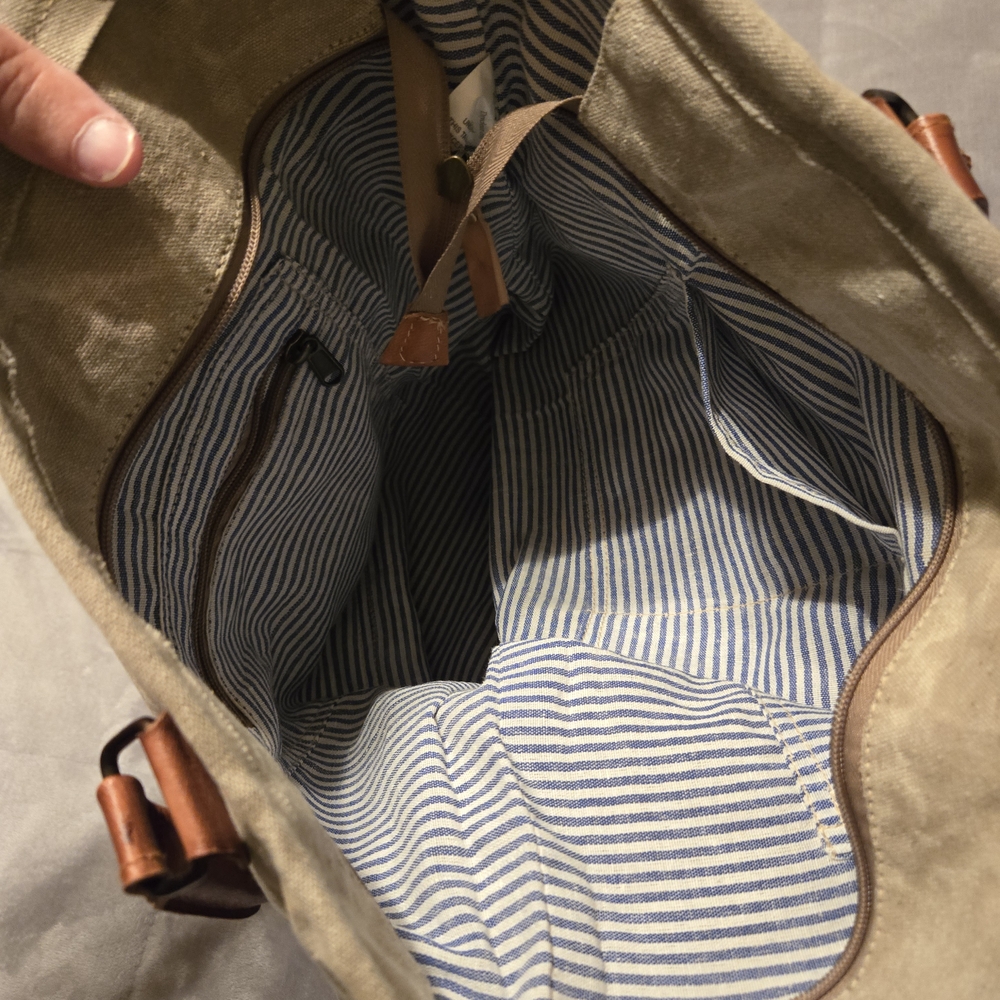 Stylish Tan Canvas women's Bag